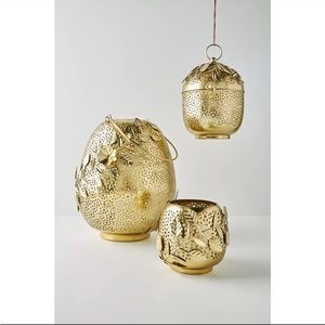 Anthropologie Gold Kew Lantern
